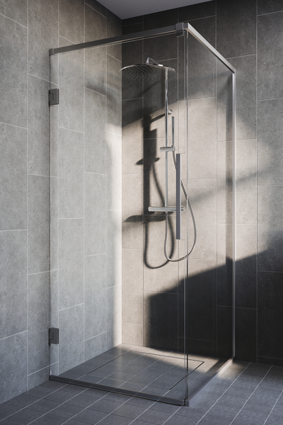 TAKDUSCHPAKET SVEDBERGS STUOR KROM TERMO, STAT 160CC 40X60,5X109,4CM