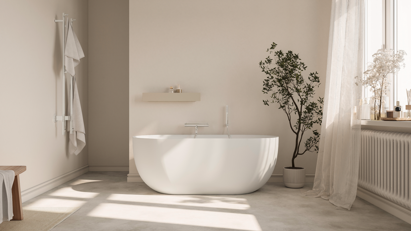 VÄGGHYLLA SVEDBERGS FRONT TRÄ SAND 70X10X10CM