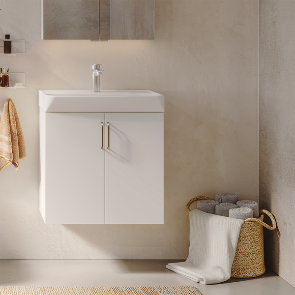 Peilikaappi Svedbergs Bloc 60 valkoinen LED