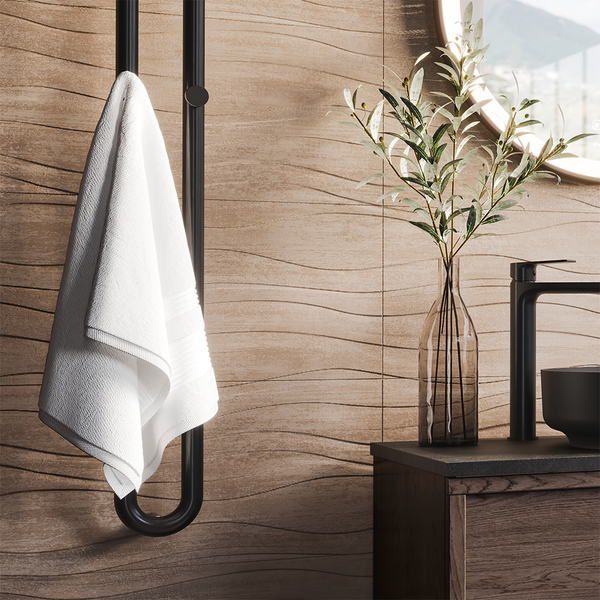 HANDDUKSTORK SVEDBERGS EL U BL.SVART, 17X123XCM