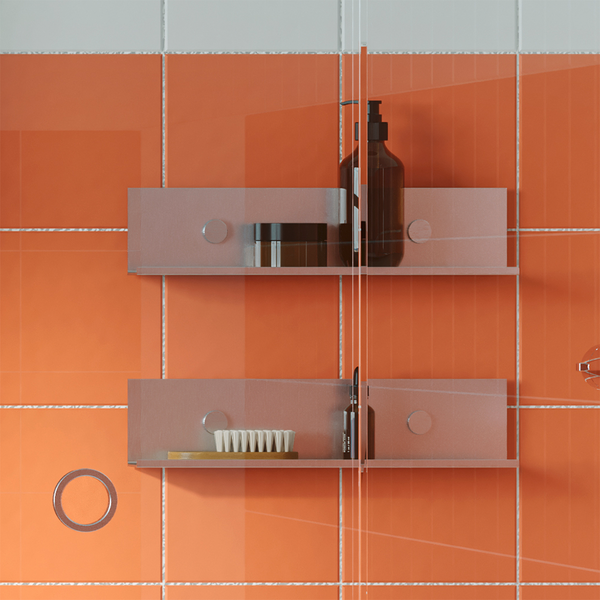 HYLLA SVEDBERGS ALU MATT 32,5X7,5X7,5CM