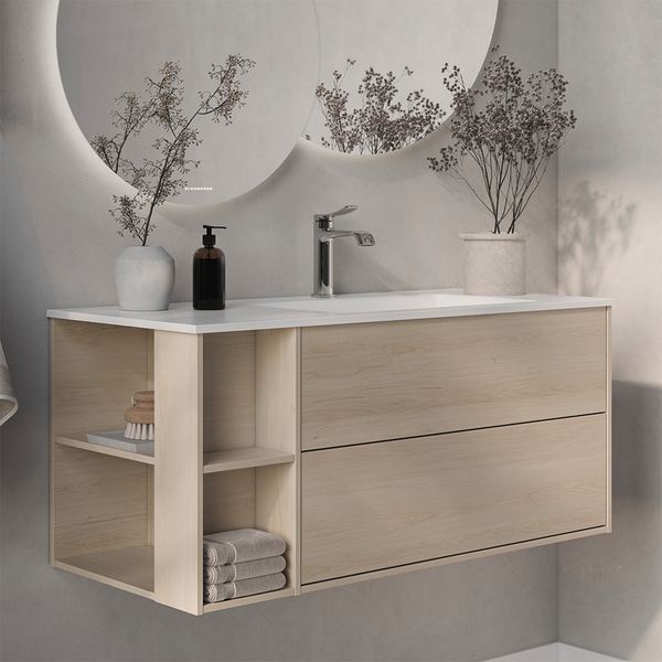 UNDERDEL SVEDBERGS EPOS PLAN VIT ASK, 2LÅD PUSH 100X45,3X45CM HÖ