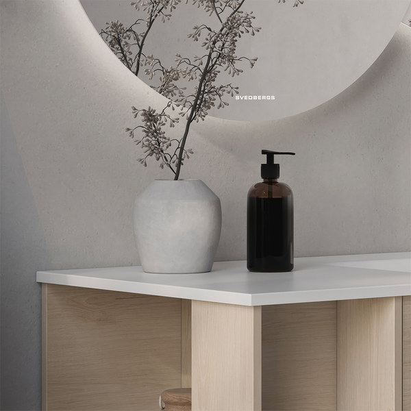 UNDERDEL SVEDBERGS EPOS RELIEF VIT ASK, 2LÅD INTHT 100X45,3X45CM HÖ