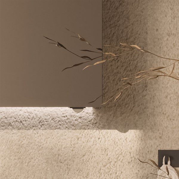 SPEGELSKÅP SVEDBERGS SKURU VIT LED EL, 2HYLL TVLJ 51X21X72,5CM