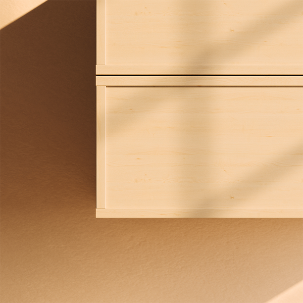 Allaskaappi Svedbergs Poem 60x35 tammi 2 laatikkoa kehys