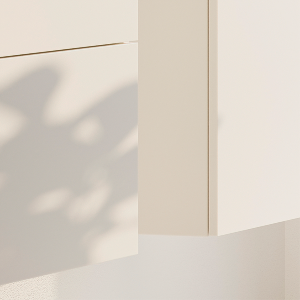 Allaskaappi Svedbergs Poem 100x45 tammi 2 laatikkoa sileä