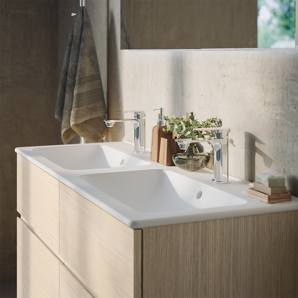 Allaskaappi Svedbergs Poem 120x45 tammi 4 laatikkoa vedinura