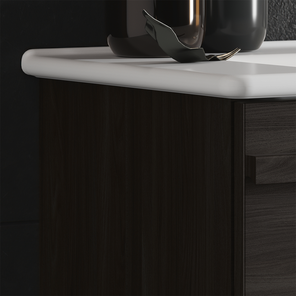 UNDERDEL SVEDBERGS POEM LIST SVART ASK, 2LÅD INTHT 80X57X35CM