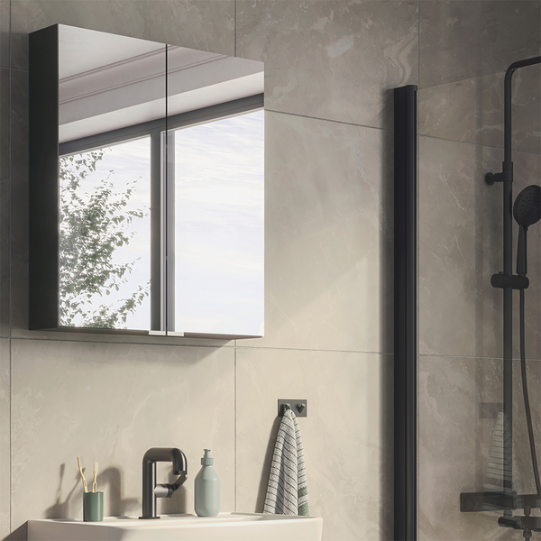 Peilikaappi Svedbergs Intro 55x15x70cm 295555 salvia metallia