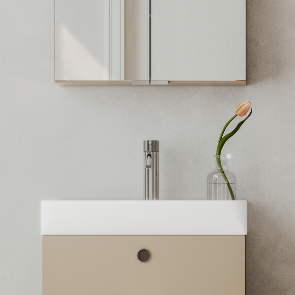 Peilikaappi Svedbergs Intro 55x15x70cm 295355 sand metallia