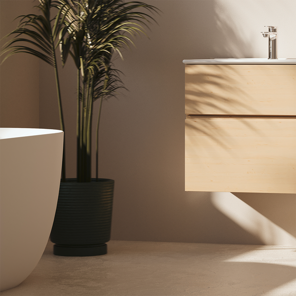 Allaskaappi Svedbergs Poem 120x45 tammi 4 laatikkoa vedinura