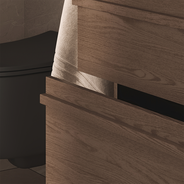 Allaskaappi Svedbergs Poem 160x45 tumma saarni 4 laatikkoa vedinlista