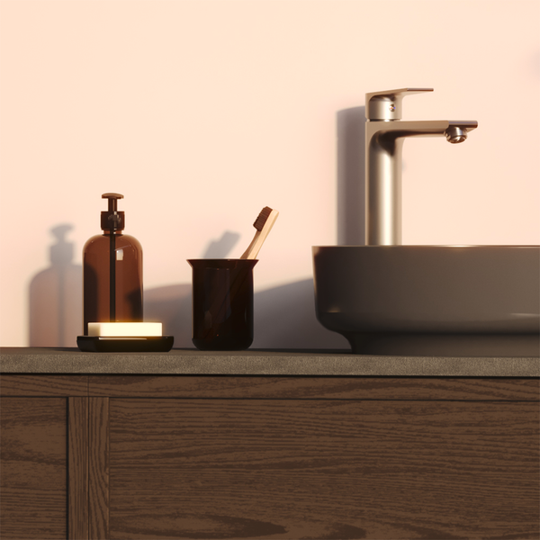 Allaskaappi Svedbergs Poem 160x45 tumma saarni 4 laatikkoa kehys push open