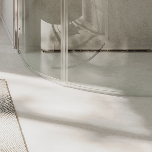 Suihkukulma Svedbergs Skoga puolipyöreä 90x90x198 kiilt/kirkas rengasvedin