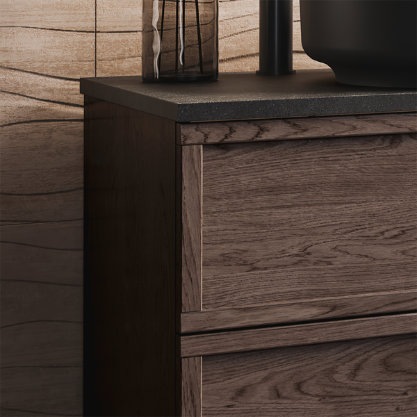 Allaskaappi Svedbergs Poem 50x35 tumma saarni 2 laatikkoa kehys