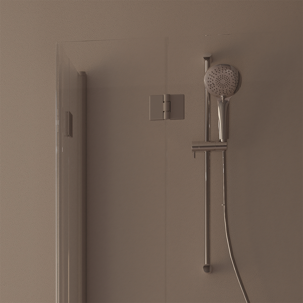 Suihkukulma Svedbergs Skoga taitettava 80x100x198 matta/kirkas lasi rengasvedin