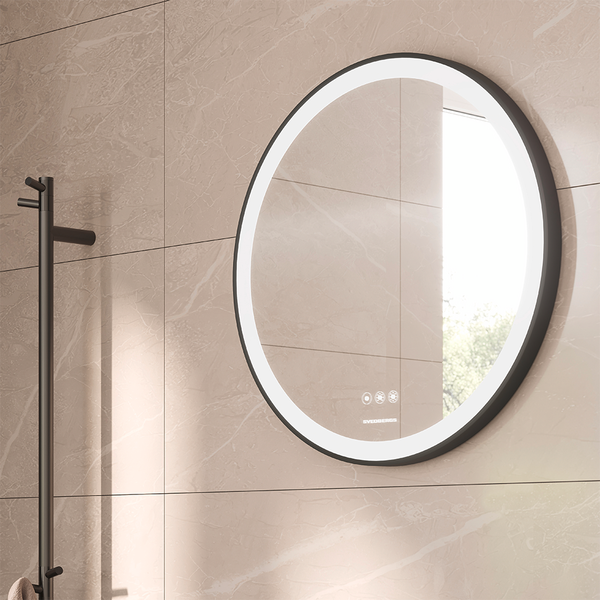 Peili Svedbergs Ista pyöreä 60 kehys LED