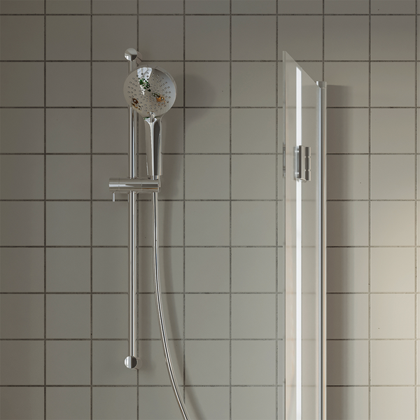 Suihkuseinä Svedbergs Skoga taitettava 87x198 kiiltävä/kirkas lasi rengasvedin