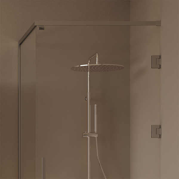 HANDDUSCH SVEDBERGS LANGFOSS RAK/FAST AL, MATT KRISTALL HYLLA 90X230X92