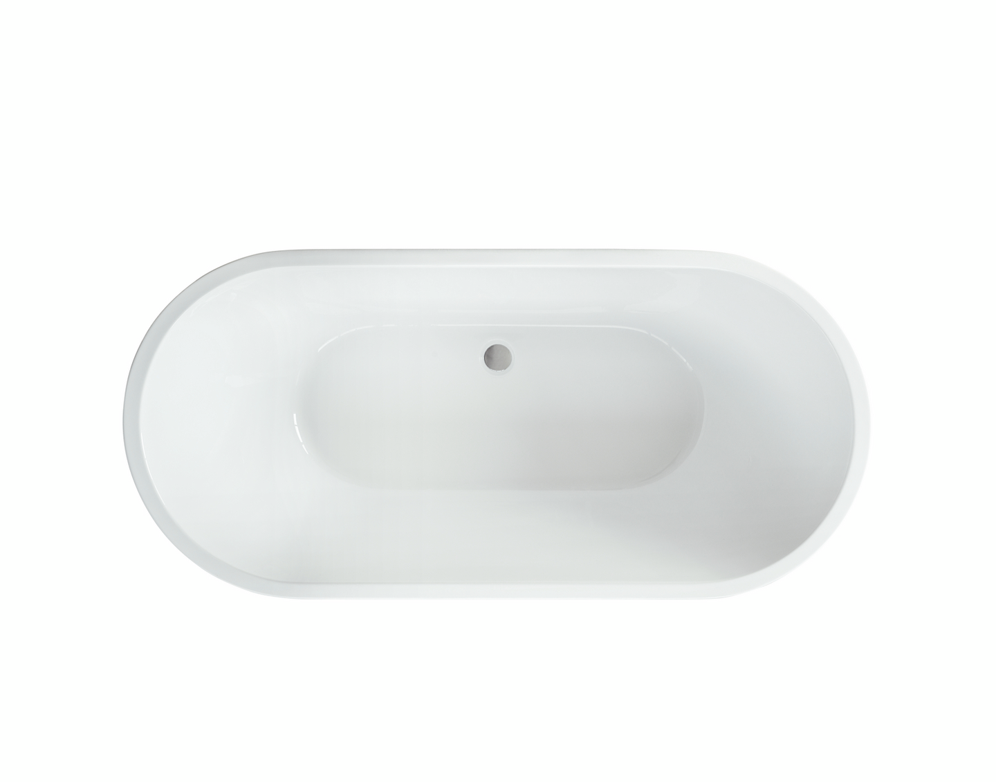 AKRYLBADKAR SVEDBERGS UME FRISTÅENDE VIT, 159,5X59,0X75,0CM