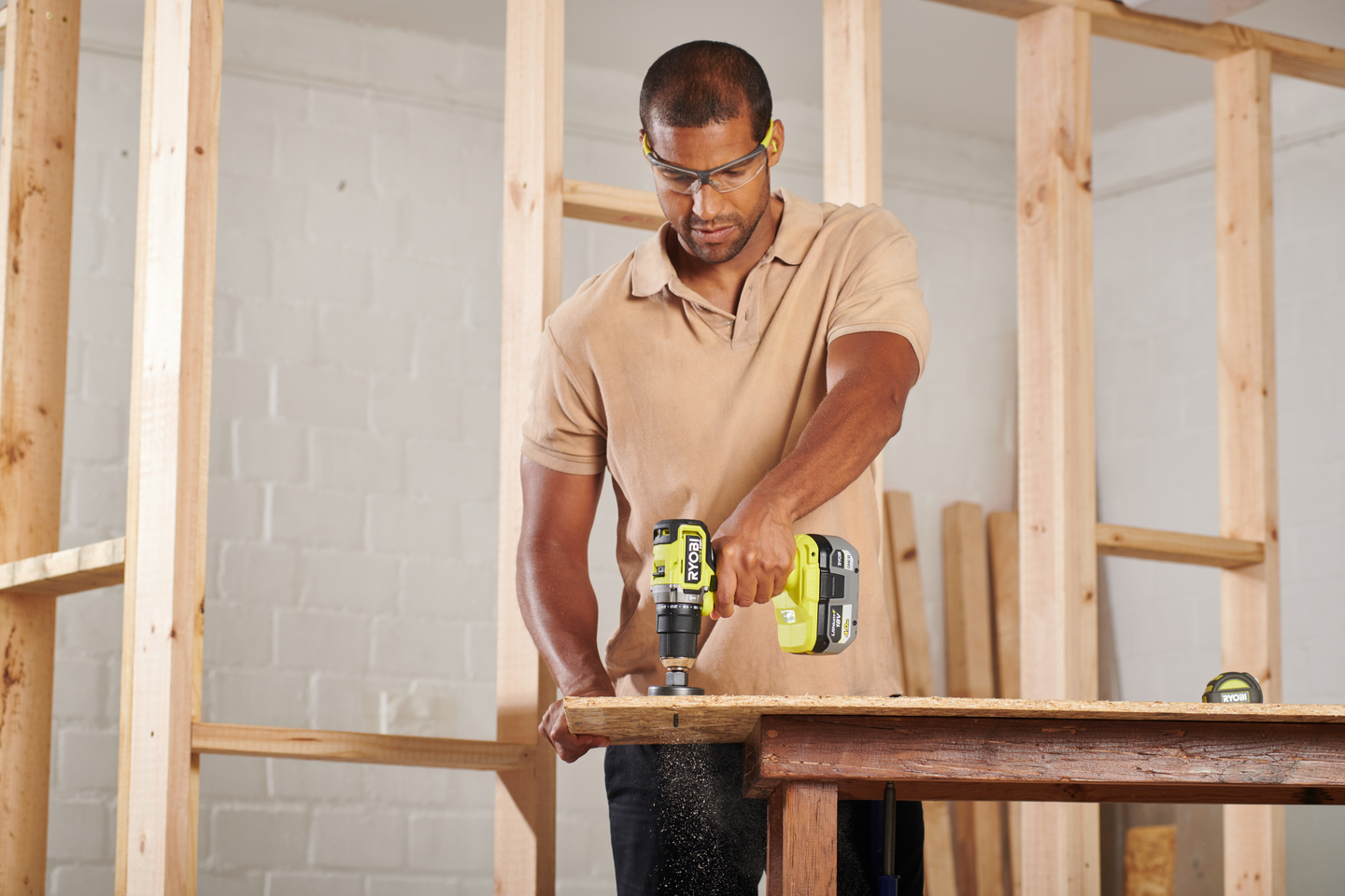 Akkuiskuporakone Ryobi RPD18C1-242S 18V ONE+ HP 4,0+2,0Ah