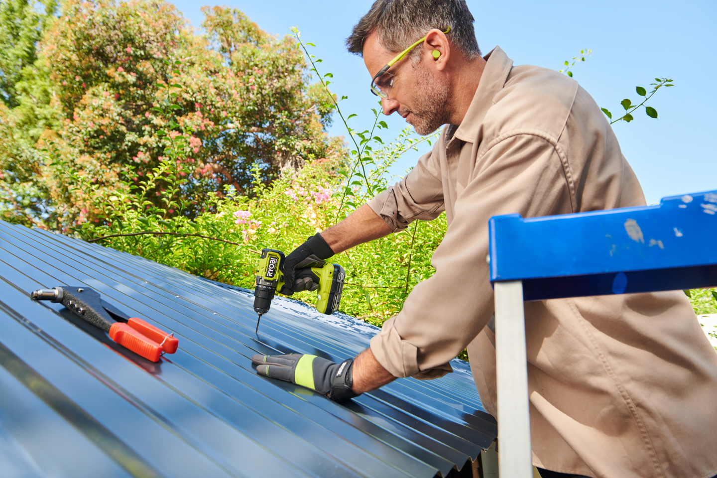 Akkuiskuporakone Ryobi RPD18C1-242S 18V ONE+ HP 4,0+2,0Ah