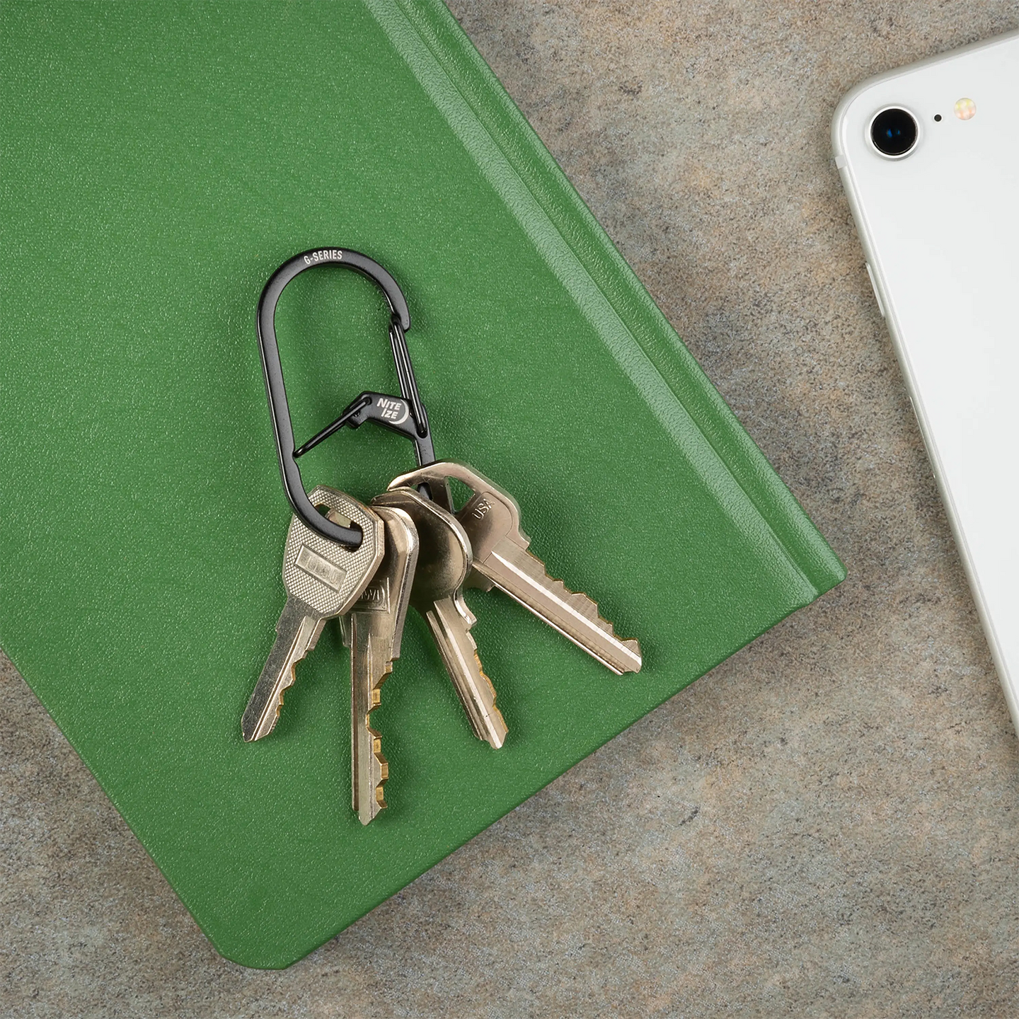 Karabiinihaka Nite Ize G-Series Dual Camber Carabiner 3 musta