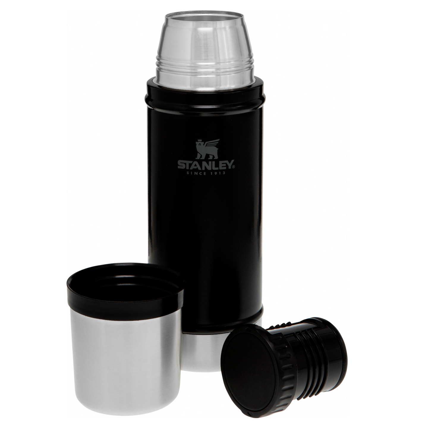 Termospullo Stanley Classic 0,47l musta