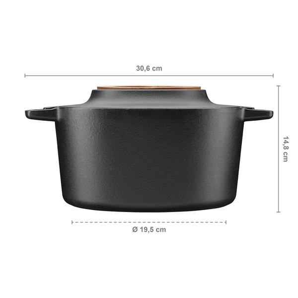 GRYTA FISKARS NORDEN GJUTJÄRN 4L