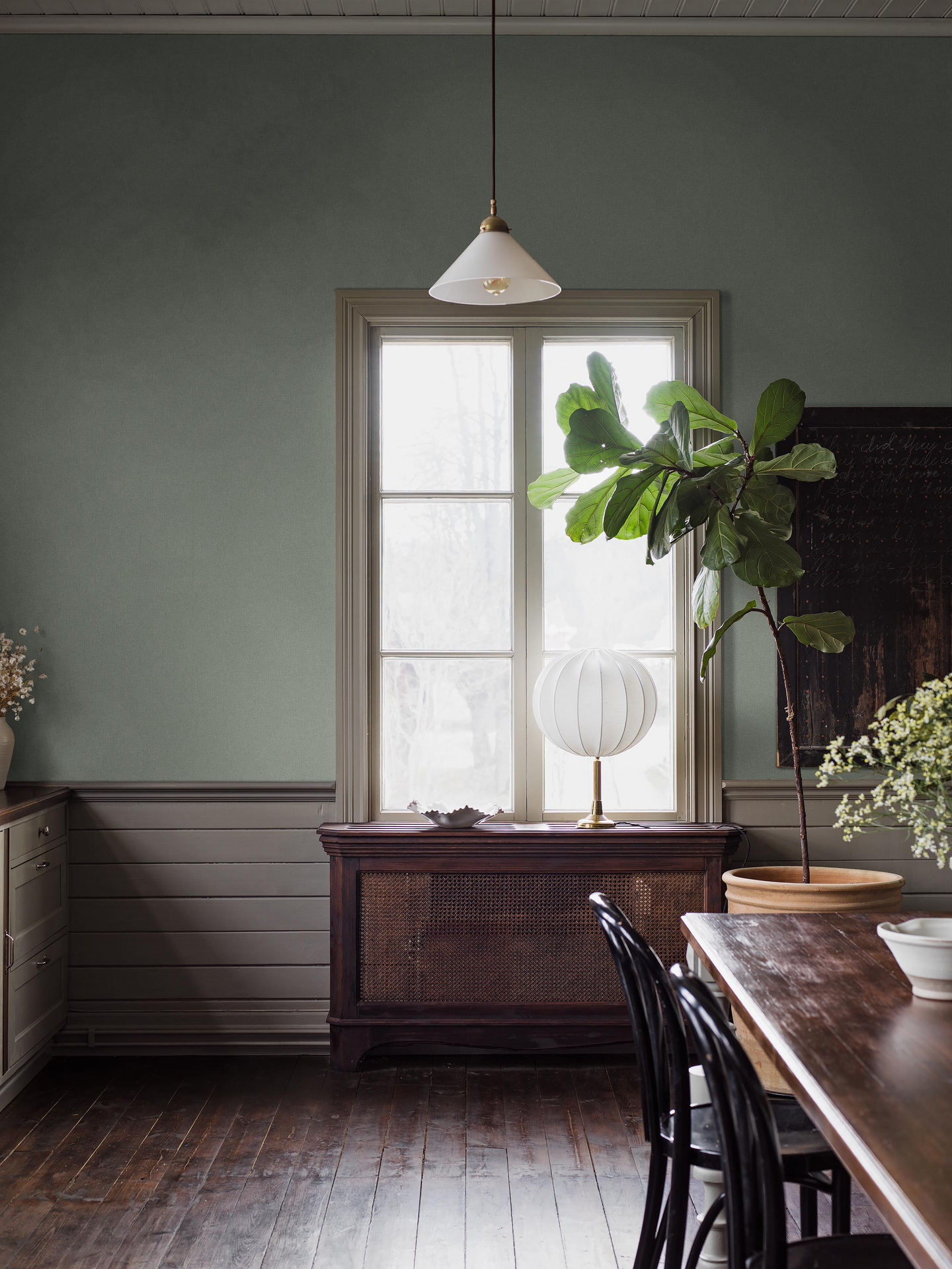 Kuitutapetti Boråstapeter Shades 6129 Canvas Leaf 10,05m