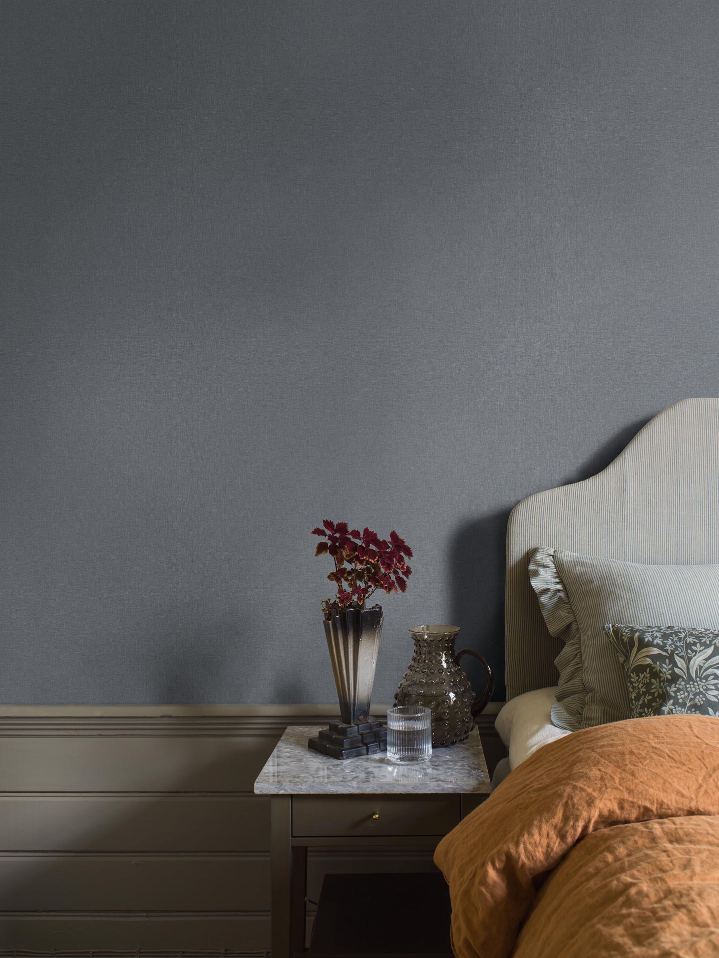 Kuitutapetti Boråstapeter Shades 6134 Canvas Indigo 10,05m