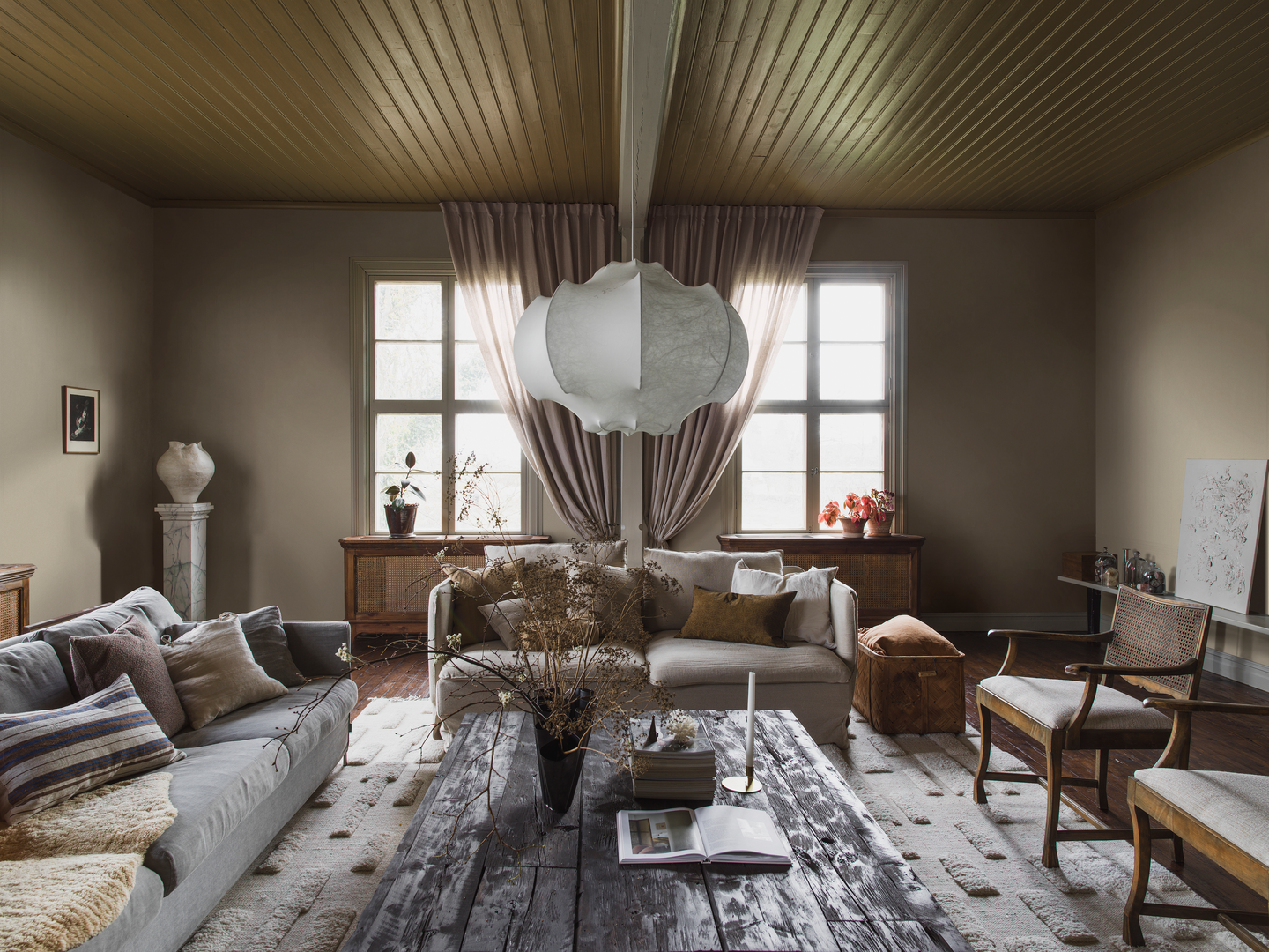 Kuitutapetti Boråstapeter Shades 6123 Canvas Oyster 10,05m