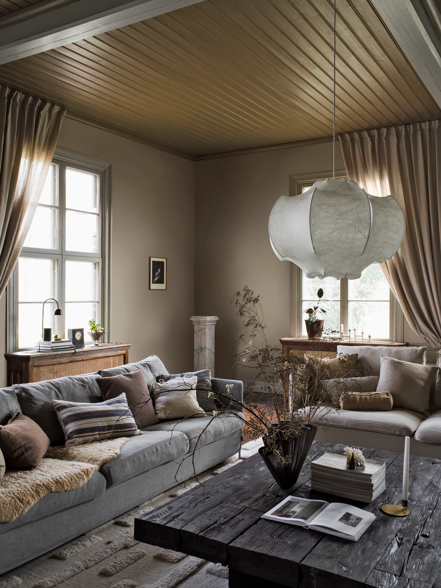 Kuitutapetti Boråstapeter Shades 6123 Canvas Oyster 10,05m