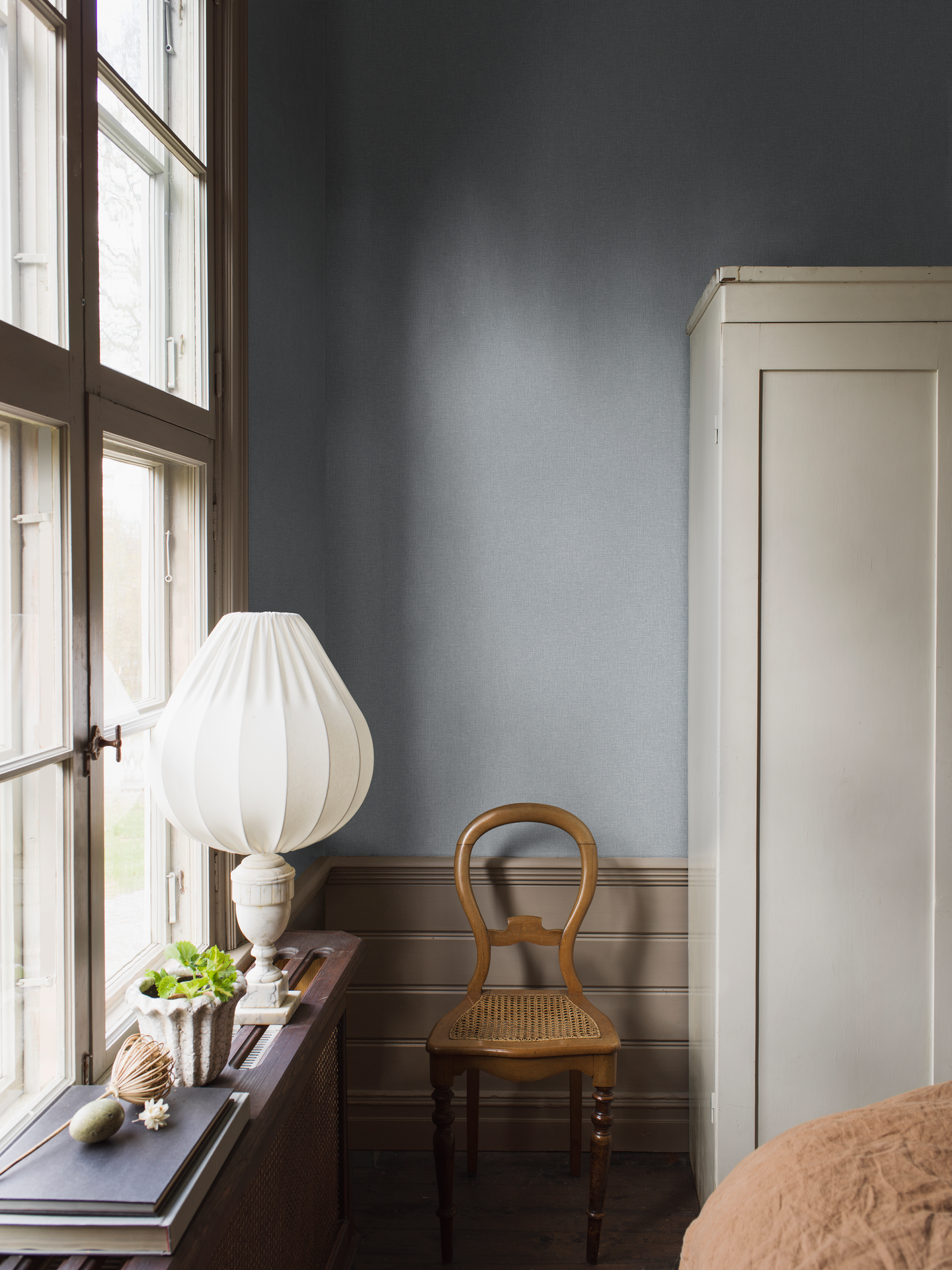 Kuitutapetti Boråstapeter Shades 6133 Canvas Blue 10,05m