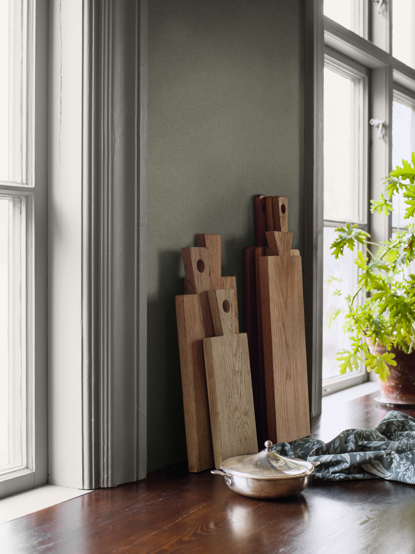 Kuitutapetti Boråstapeter Shades 6130 Canvas Olive 10,05m