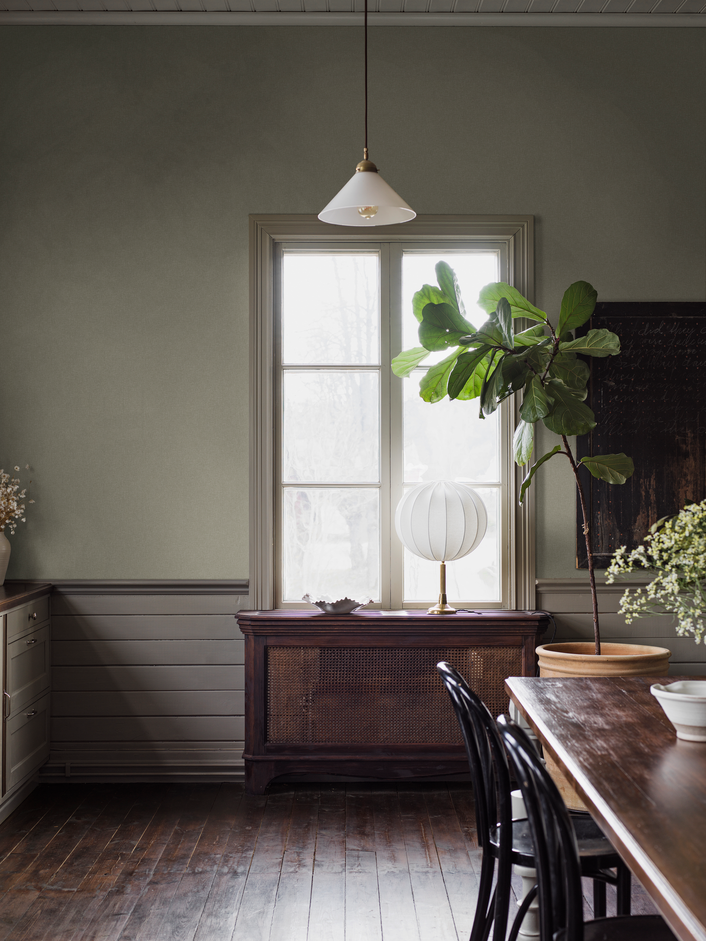 Kuitutapetti Boråstapeter Shades 6130 Canvas Olive 10,05m