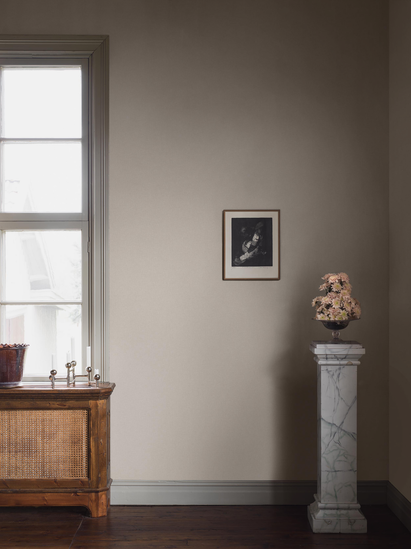 Kuitutapetti Boråstapeter Shades 6122 Canvas Sepia 10,05m