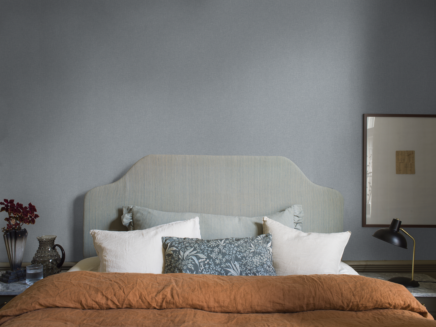 Kuitutapetti Boråstapeter Shades 6133 Canvas Blue 10,05m