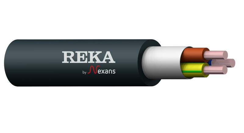 Asennuskaapeli Reka HF EQQ Literex 3x2,5S R50 DCA musta