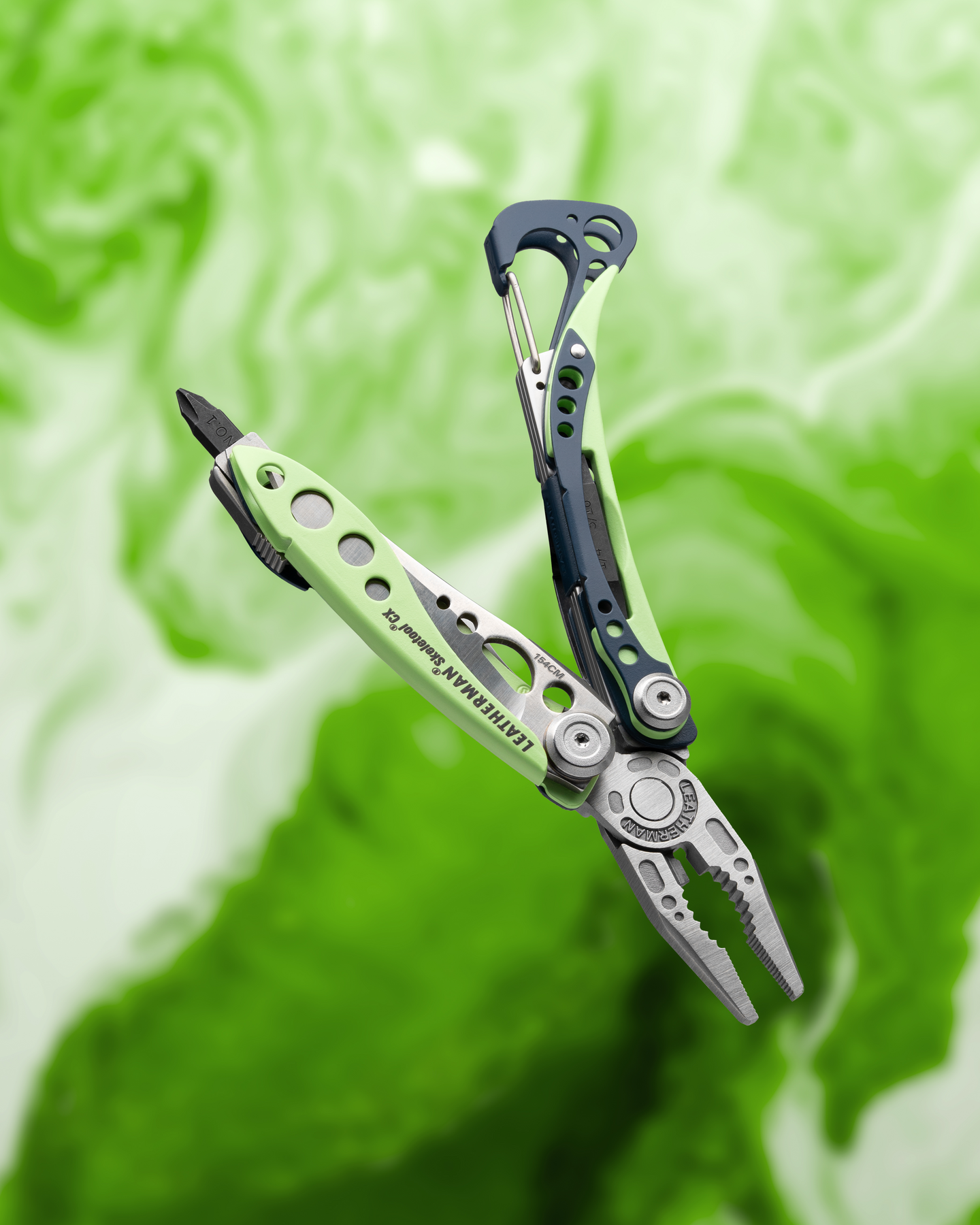 Monitoimityökalu Leatherman Skeletool CX Verdant