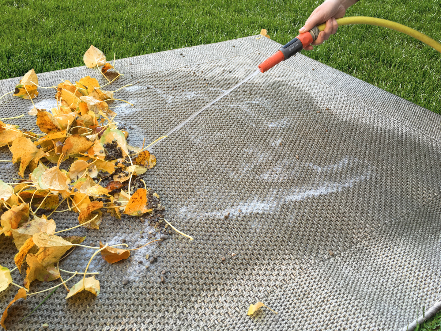 Sisä- ja ulkomatto Cello Greta 160x230cm harmaa/beige