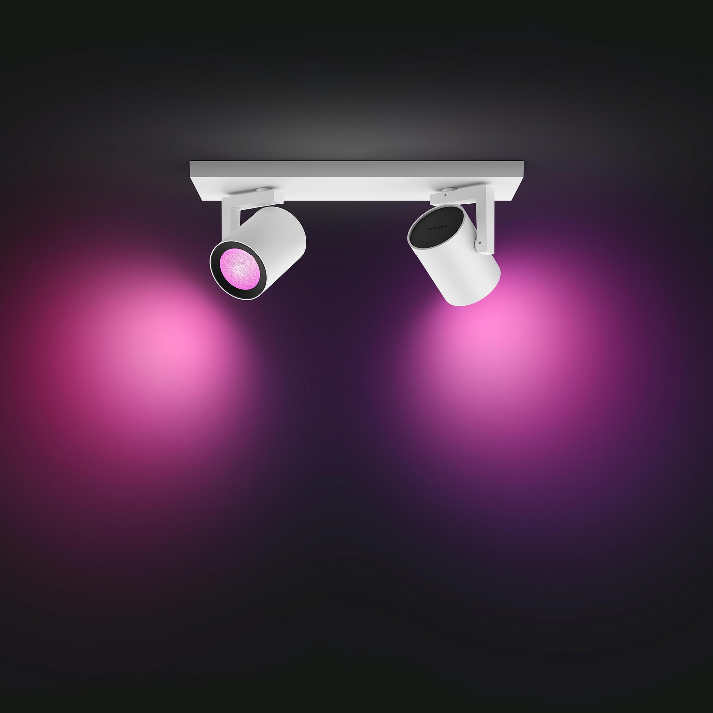 Kohdevalaisin Philips Hue Argenta Valkoinen 2x4.2W 750 LM - 800 LM 2000-6500K