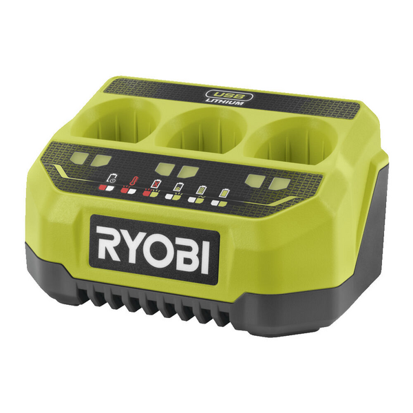 Laturi RYOBI RC43P 3-porttinen 4V USB-Litium-sarja 2,0Ah/h latausteho