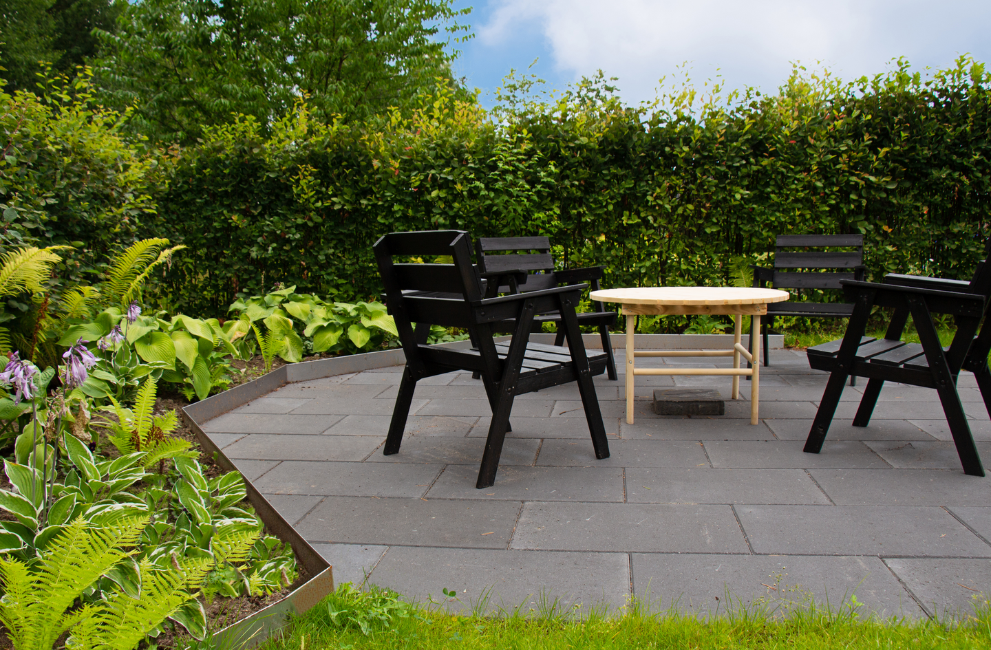 Betonilaatta Lakka BL-645 musta 600x400x50 4,16 kpl/m²