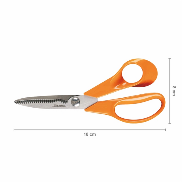 KÖKSSAX FISKARS 18CM ORANGE CLASSIC