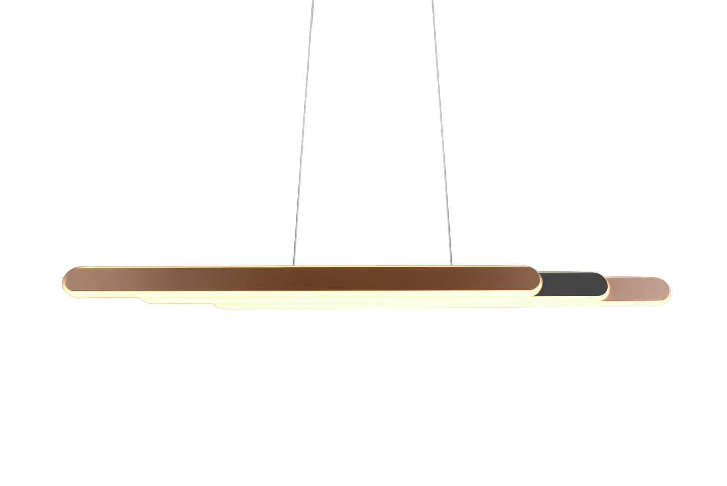 Riippuvalaisin TRIO Helios led 48W 130cm kahvinruskea