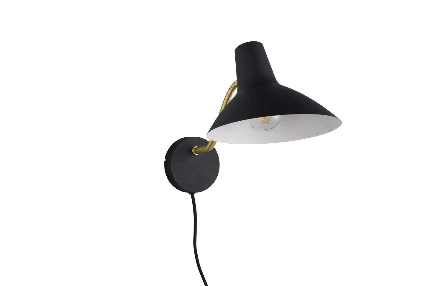 Seinävalaisin TRIO Traveller E27 musta/kulta