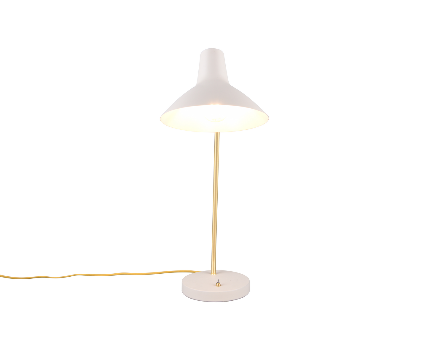 Pöytävalaisin TRIO Traveller E27 lämmin harmaa