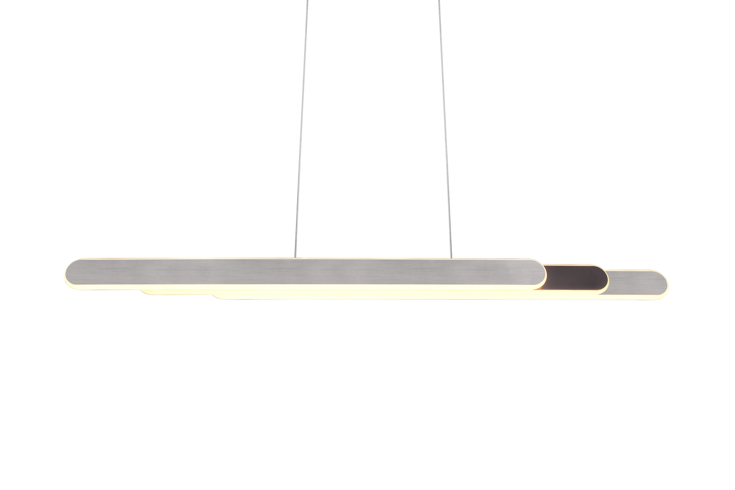 Riippuvalaisin TRIO Helios led 48W 130cm harjattu alumiini