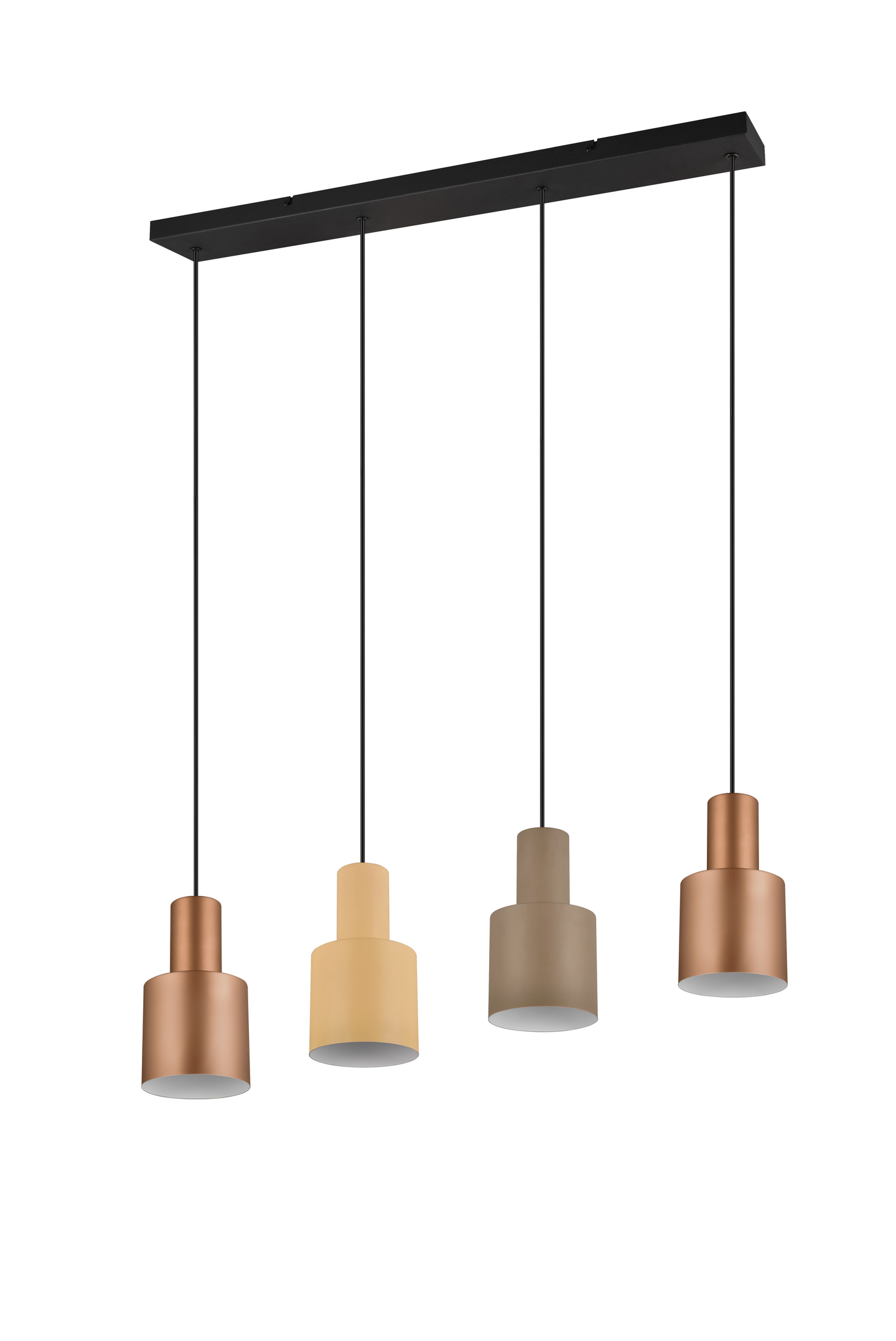 Riippuvalaisin TRIO Agudo E27 4-osainen moniväri